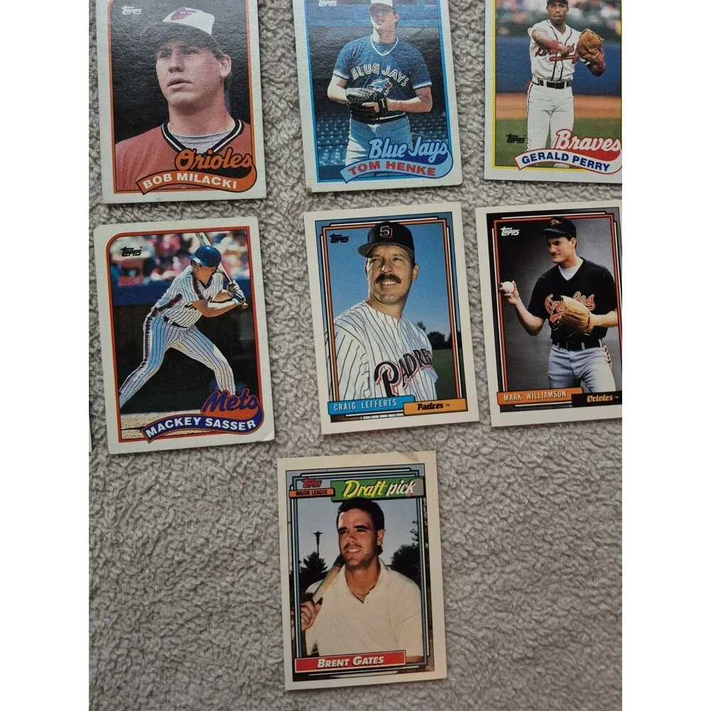 1989 Topps Baseball Card Lot 31 Cards Mark McLemore Billy Ripken Galarraga MLB